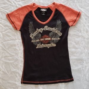 Harley Davidson Short-sleeved Tee - Size  Small